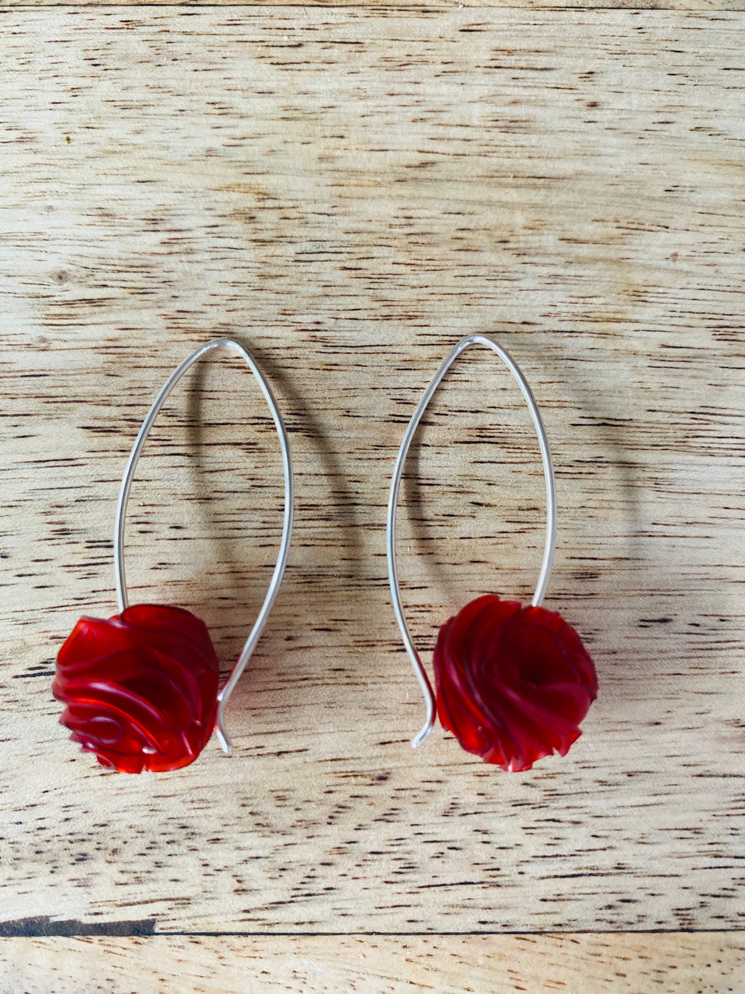Cottongrass earrings