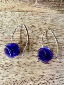 Cottongrass earrings