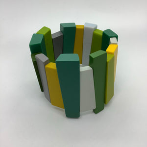 Sticks resin bracelet- Green